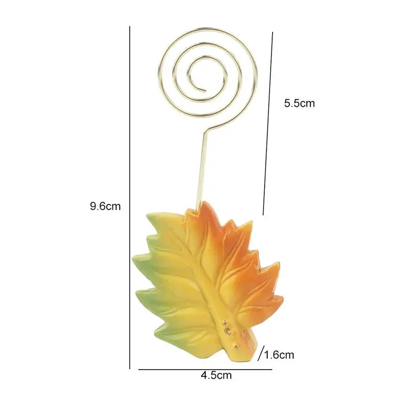 10 шт. кленовый Свадебный прием для вечеринки фотографический зажим стола с