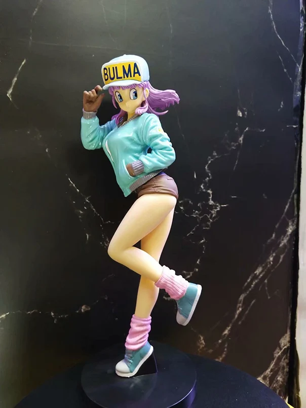 28cm japanese anime Dragon ball Z Bulma PVC Action Figure Toys Casual clothes collectible Model Toy kid gift | Игрушки и хобби