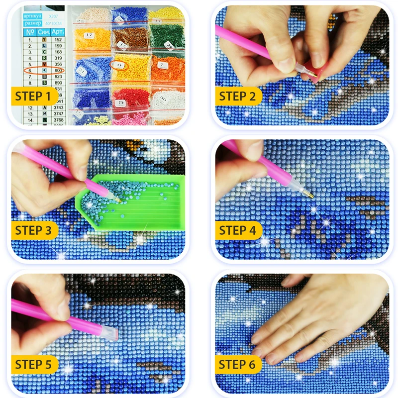 

DIY Home Scenery Diamond Painting Full Drill Landscape Picture Of Rhinestone Embroidery Cross Stitch Kit Paintings For Interior