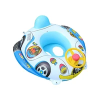 inflatable float seat boat baby pool swim ring swimming safe raft kids water car for baby water fun toys birthday gifts