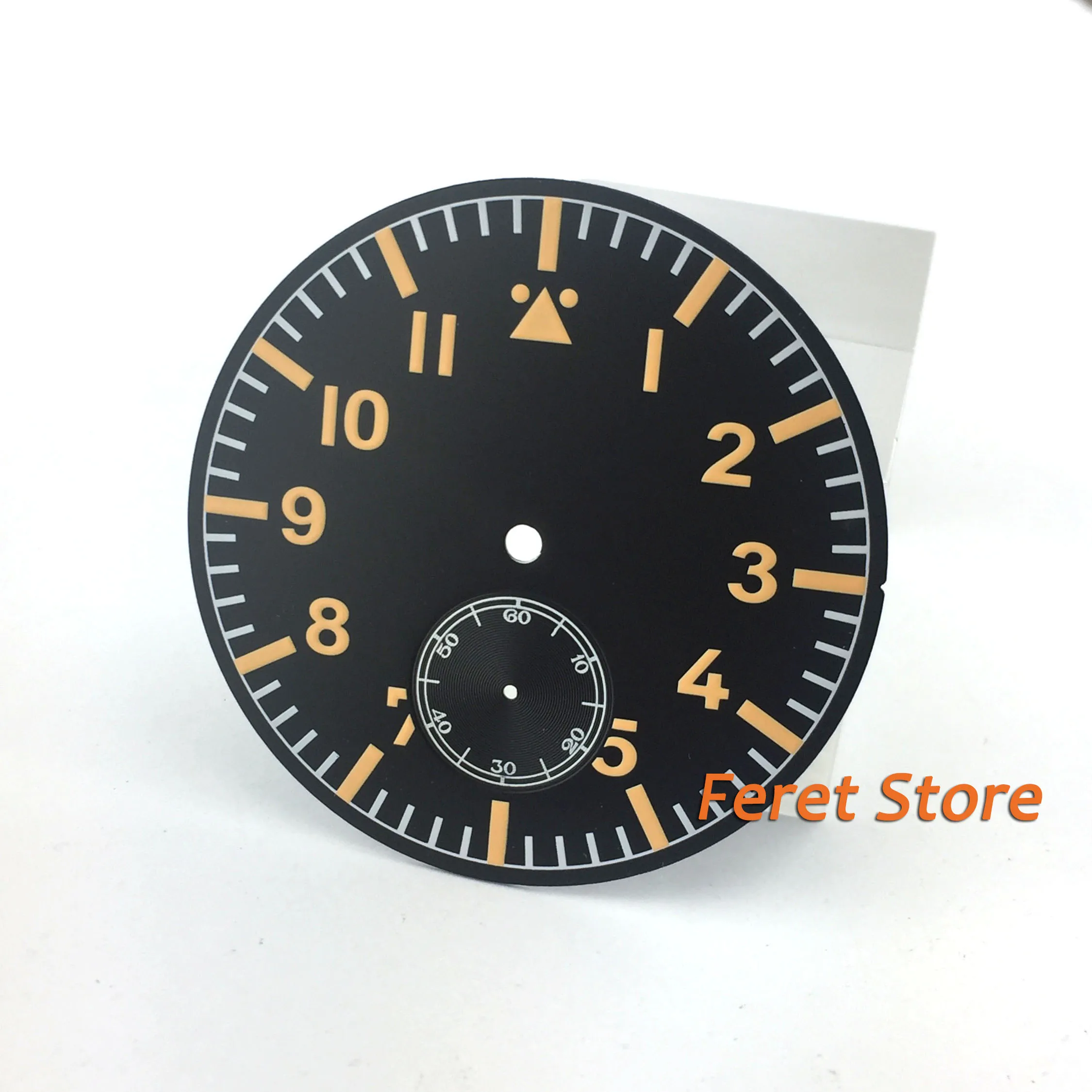 Бесплатная доставка 47 5 мм стерильный Циферблат большой чехол светящийся номер