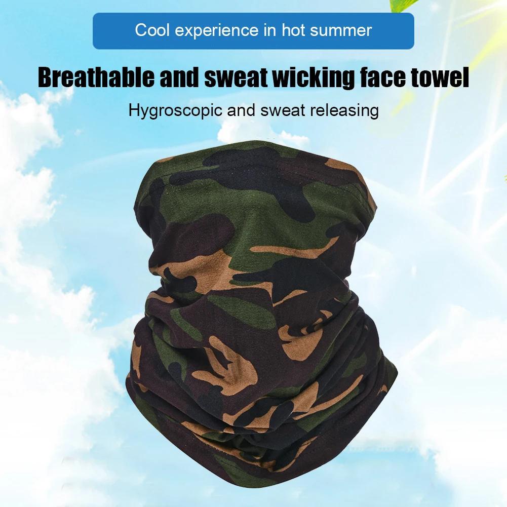 

Outdoor Hunting Camouflage Neck Face Mask Sports Cycling Hiking UV Protection Balaclava Stretch Cycling Mask Sportswear Unisex