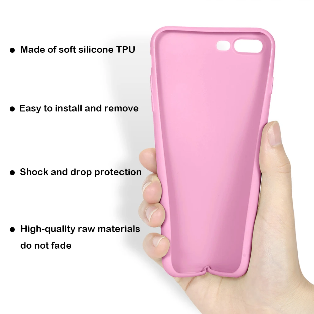 Для fundas iPhone 11 Pro 6 6S 7 8 plus X XS Max XR я люблю маму бледно розовый цвет мобильный телефон