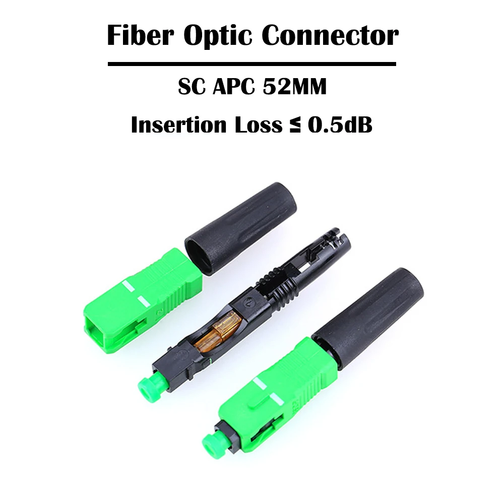 300 шт./лот SC APC/UPC Волоконно оптический соединитель FTTH холодные инструменты для