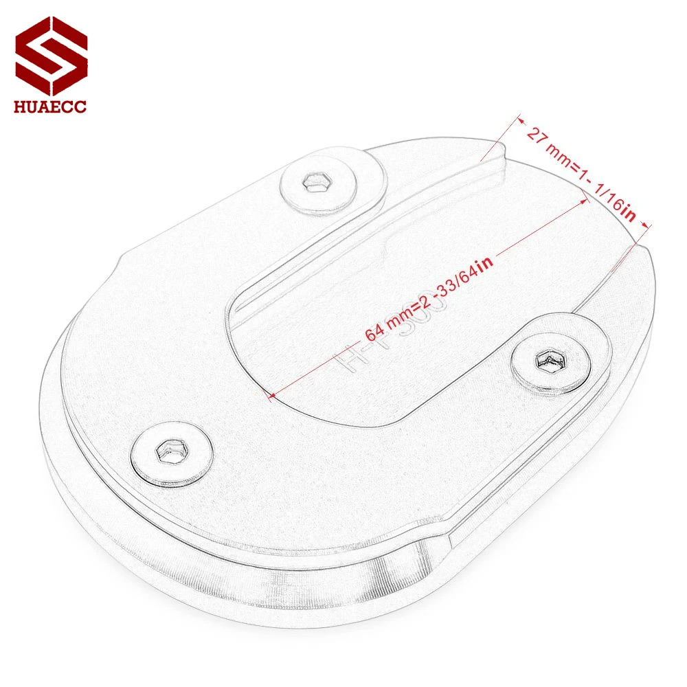 

For Yamaha XJR1300 2003-2016 Motorcycle CNC Side Stand Kickstand Enlarger