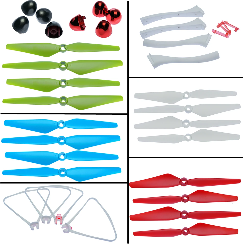 

Syma X8PRO X8SC X8SW RC Drone Quadcopter Spare Parts Propeller Blade Protective Gear Landing Skids Blades Cover Accessories