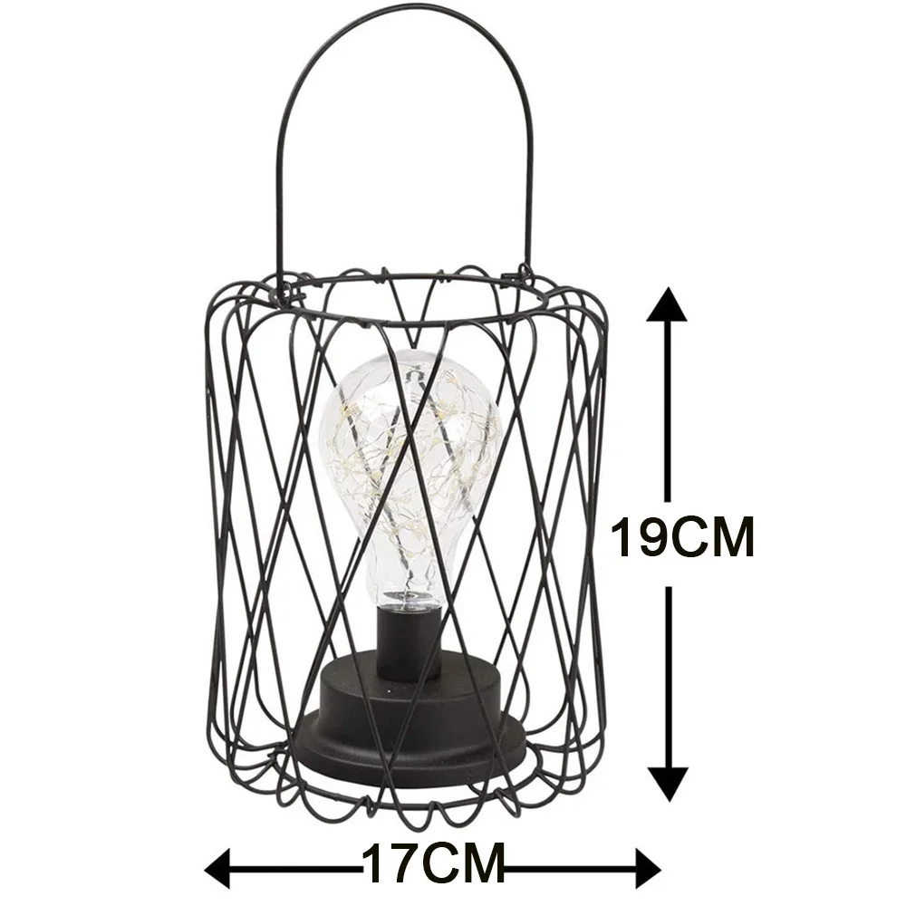 구매 Battery Powered Vintage Table Lamp LED Bedside Lamp Hanging Lantern Lamp Night Lamp With LED Edsion Bulb For Christmas Decor