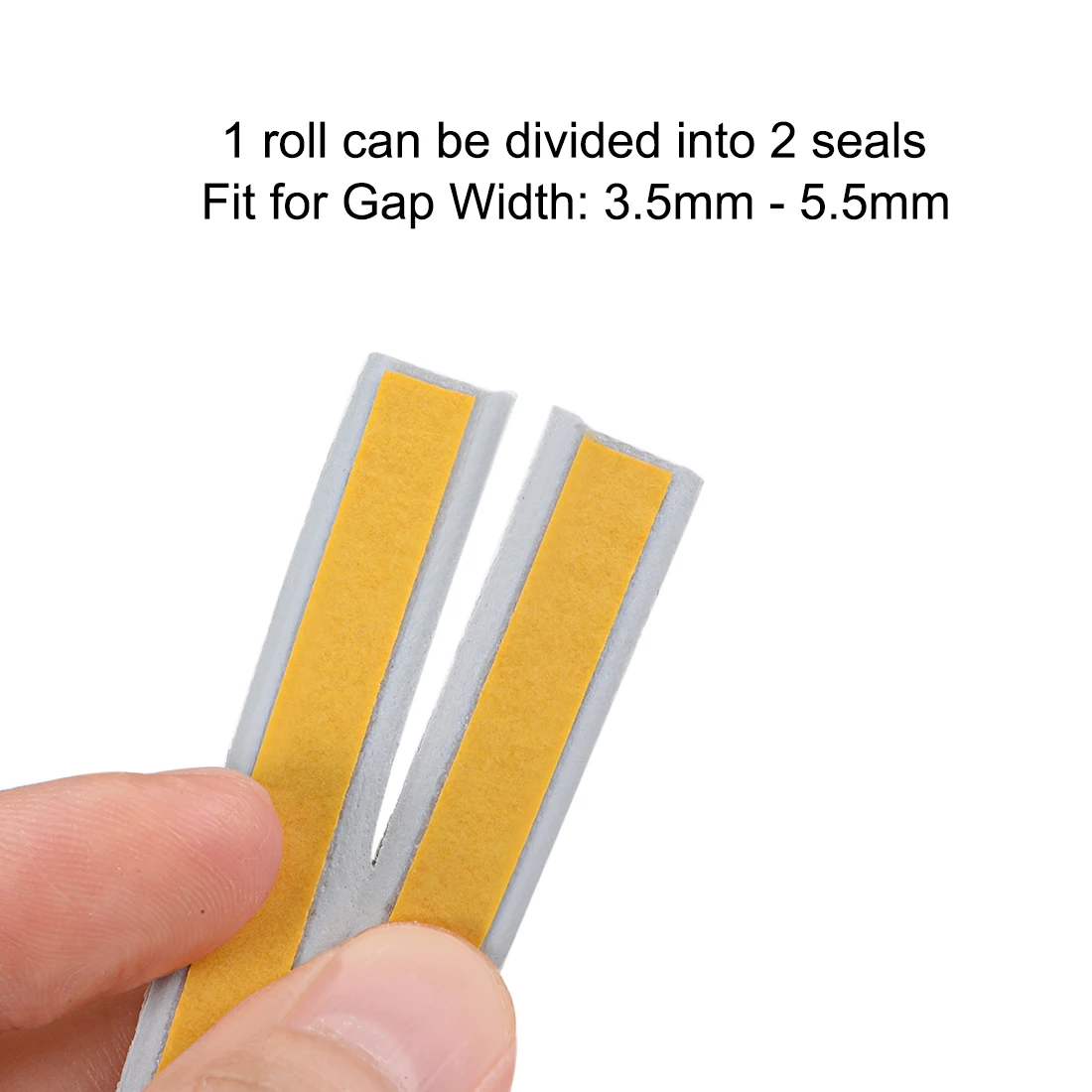 

uxcell Foam Tape Self-Adhesive 9mm Width 7.5mm Thick, Total 26 Feet Gray 2Pcs