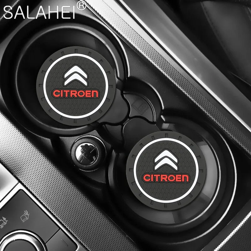 

Car Interior Coaster Water Cup Insulation Non-Slip Mat For Citroen C2 C3 C4 C5 C1 Elysee Berling Xsara Picasso Saxo Cactus DS3