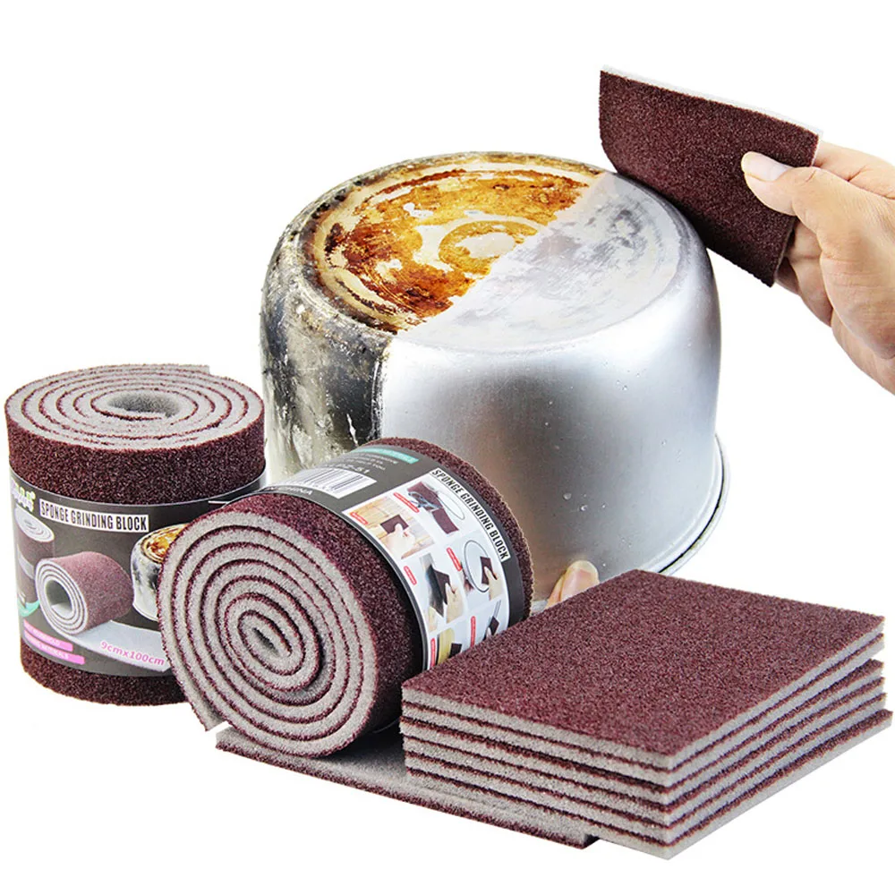 

1Pc/3Pcs Magic Cleaning Sponge Household Tools Kitchen Utensils Accessory Wash Emery Sponge