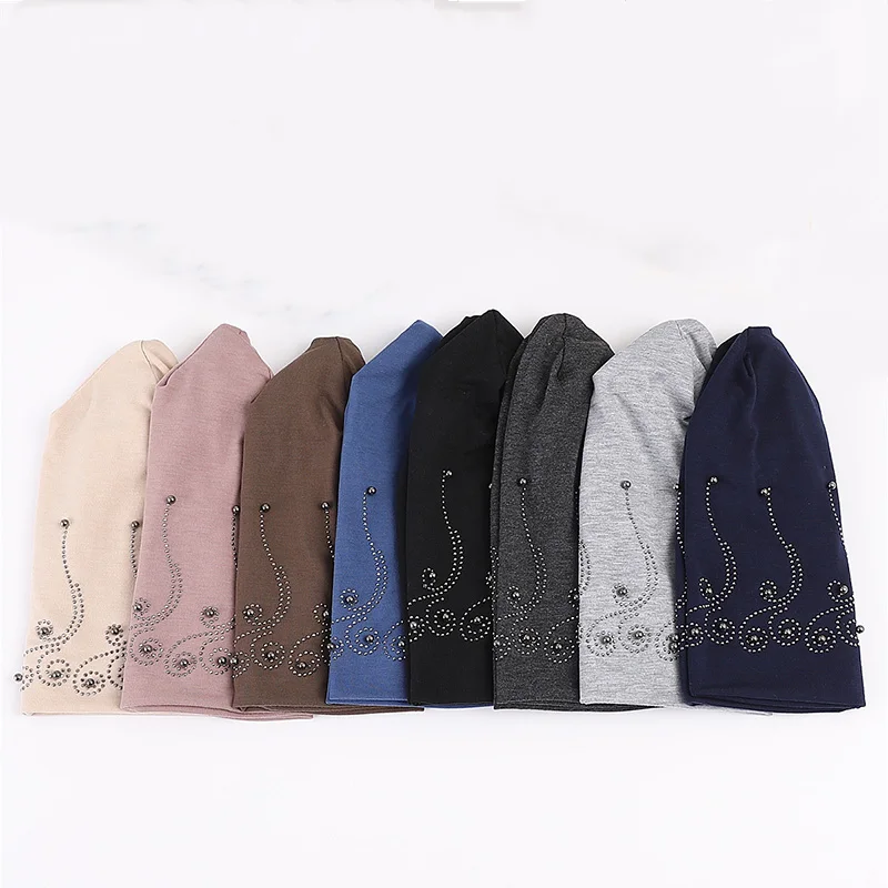 Хлопковые стразы мужские и женские шапочки весенние повседневные тонкие для