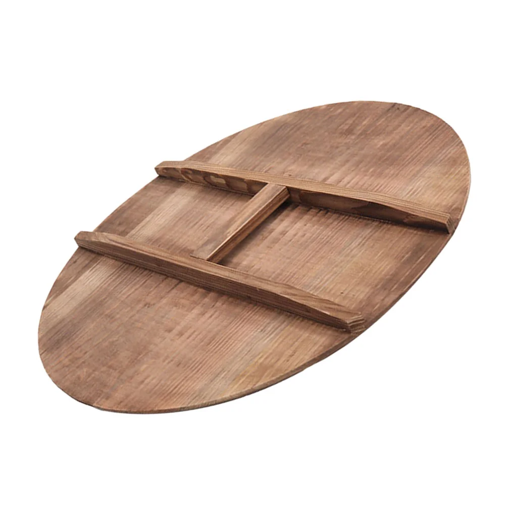 

1pc Household Pot Cover Wooden Pot Lid Splicing Pot Cover Protection for Kitchen