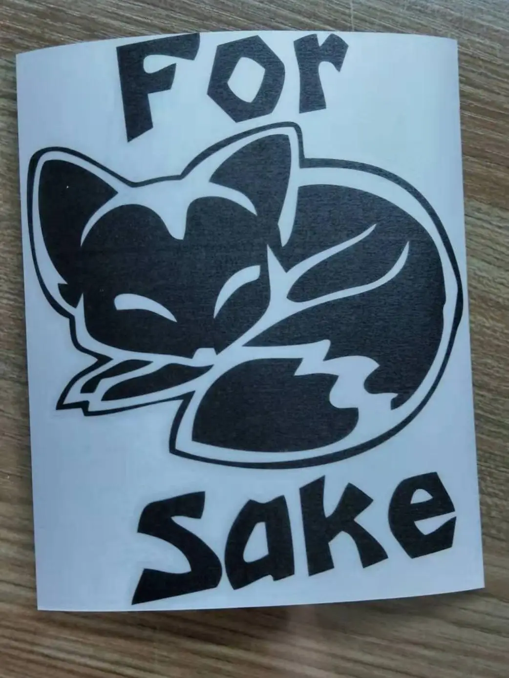 Для лисы искусственная кожа оригинальные аксессуары графический Декор Jdm |