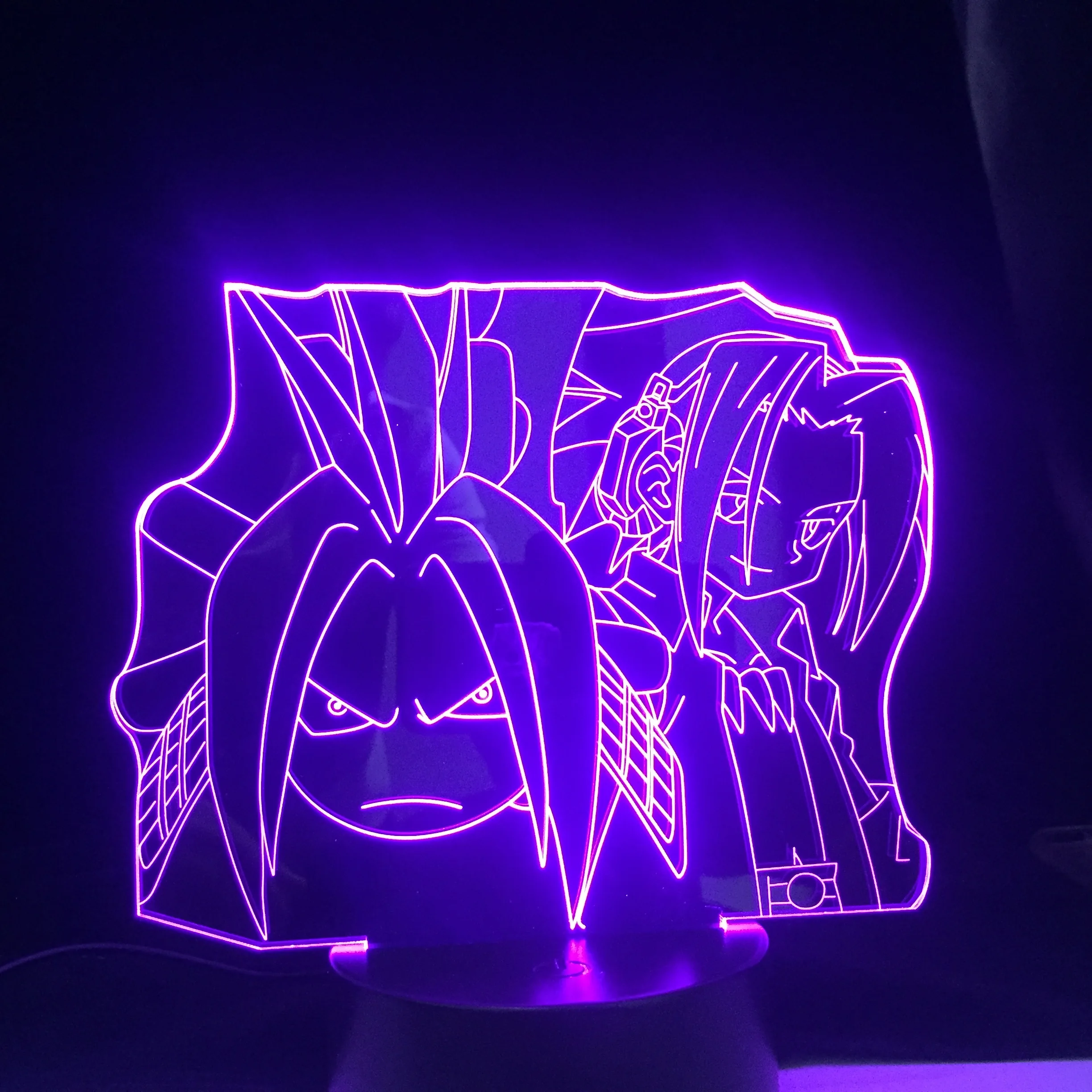 

Shaman King Yoh Asakura Anime 3D Led Light for Bedroom Decor Nightlight Kids Birthday Gift Manga Night Light Dropshipping