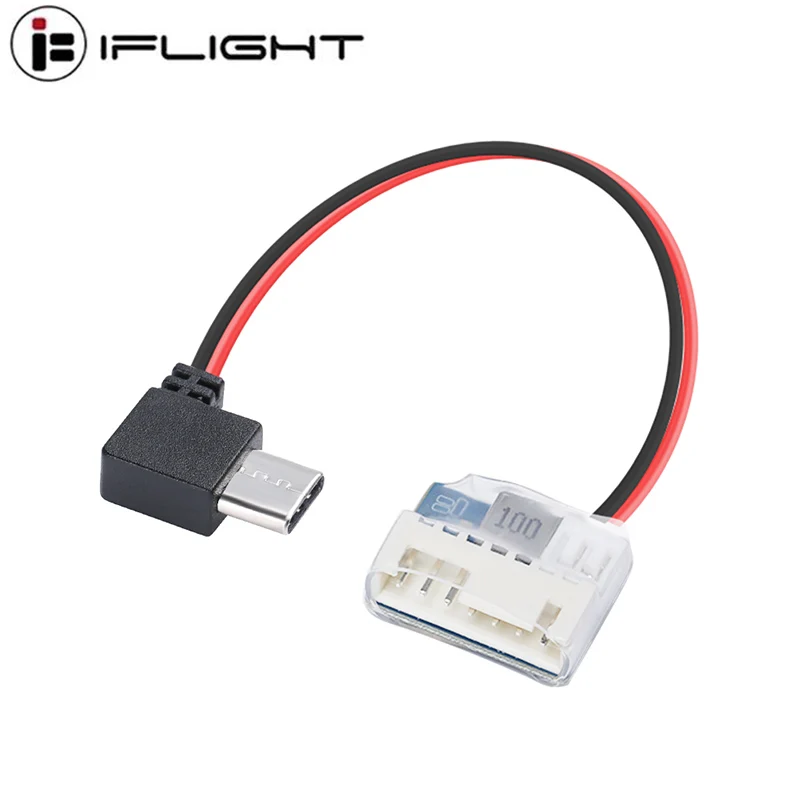 

IFlight Balance Head to Type-C BEC Charging Cable Power Supply Adapter Suitable for GOPRO 6/7/8/9 Crossing Machine Accessories