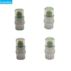 4 шт. 2,4 Бар шины для легковых автомобилей Давление контроля клапан Кепки Сенсор Индикатор 3 цвета глаз оповещения мониторинг Давление