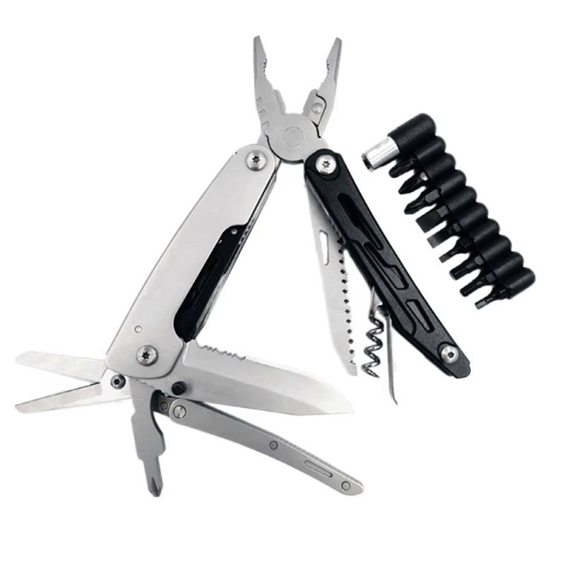 

Mini Outdoor Camping Multi Tool Survival Folding Knife Pliers Tools Multitools EDC Scissors Cable Cutter Pliers