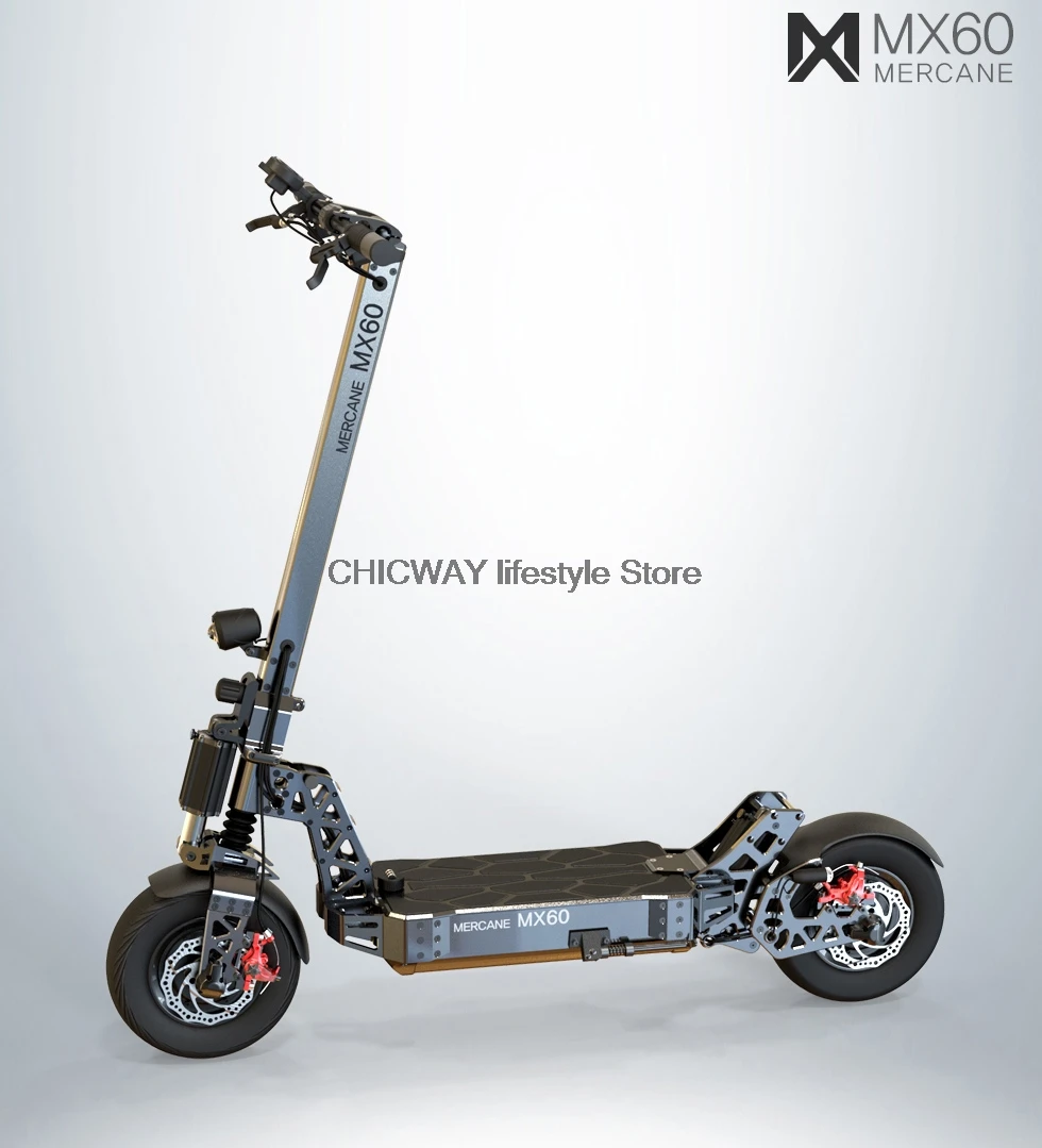 Online 2O21 Mercane MX60 Elektrische Roller Kickscooter Faltbare Smart 2400W 60 Km/h 100km Reichweite 11 Zoll Reifen Dual Bremse Lange Skate-Board