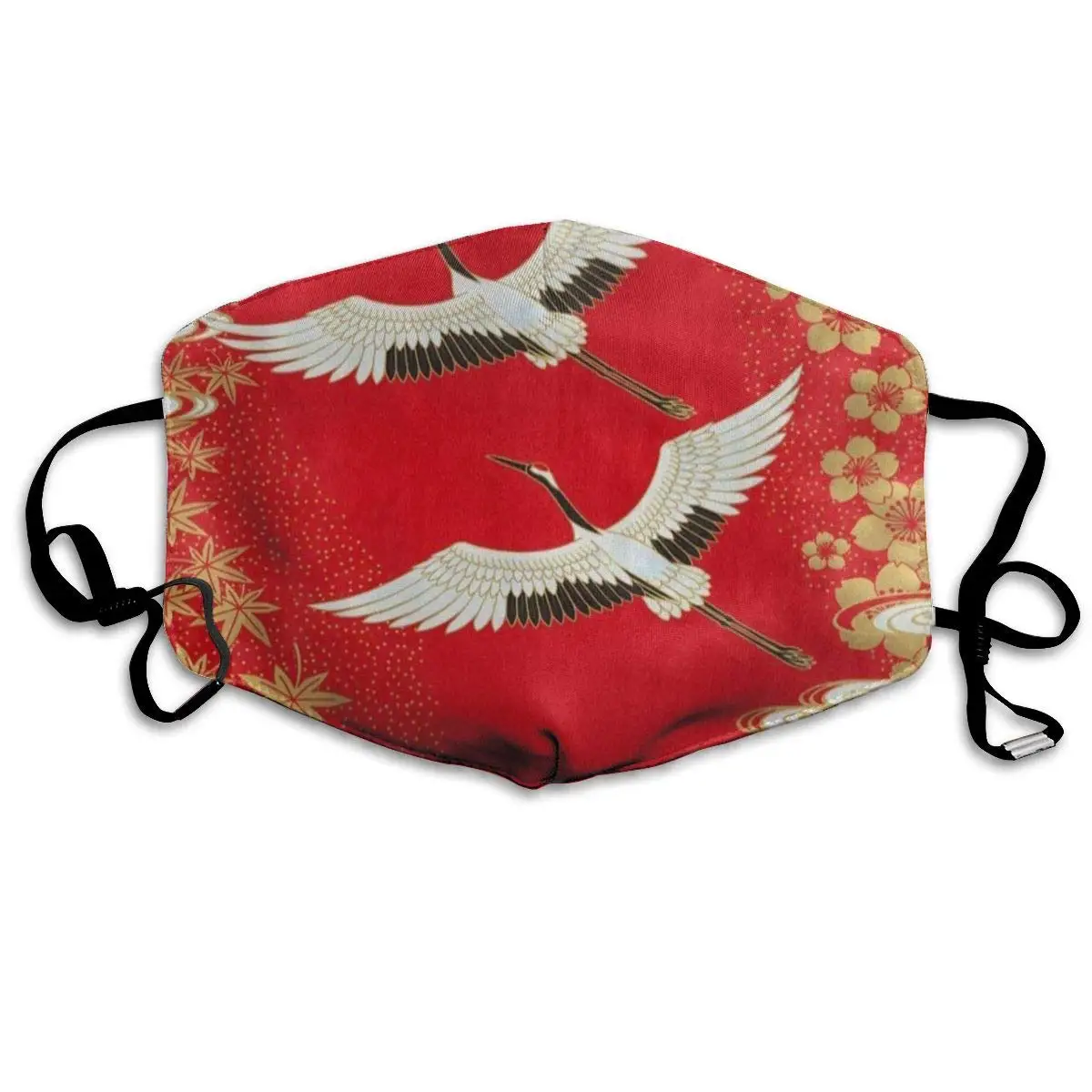 

Face Mask Japanese Style Crane Hot Cycling Half Face Earloop Nose Mask For Women