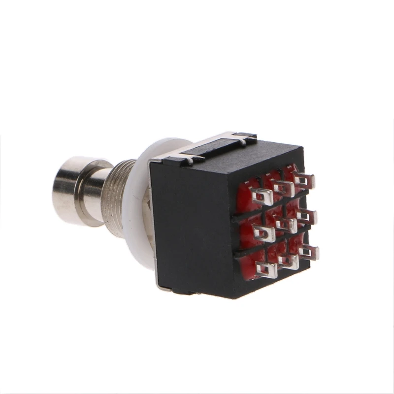 9-Pin 3PDT Foot Pedal Switch Stompbox For Electric Guitar Effects True Bypass | Обустройство дома