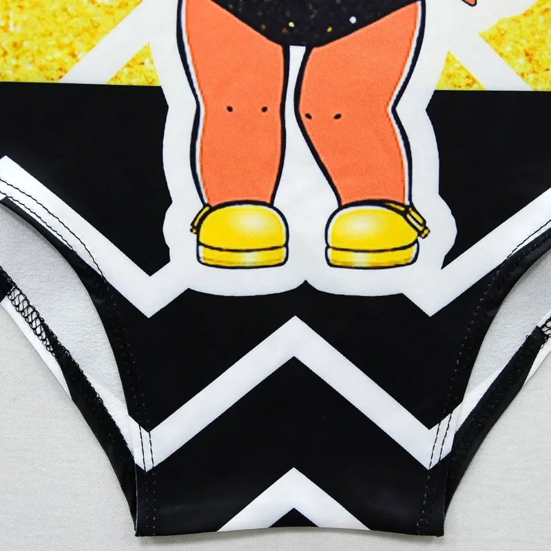 Lol/купальный костюм для девочек 3-10 лет новый летний купальник Цельный Детский