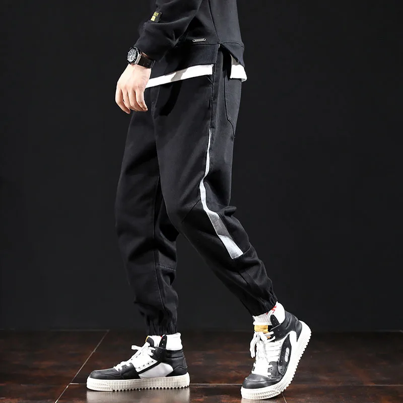 Джинсы-карго мужские с несколькими карманами модные Джоггеры в уличном стиле