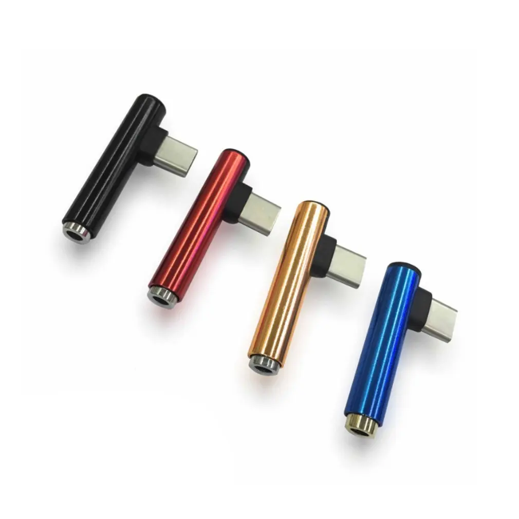 USB Type C Converter Earphone Adapter Type-C to AUX Audio Splitter Cable Headphone for Iphone Wireless Connector | Электроника
