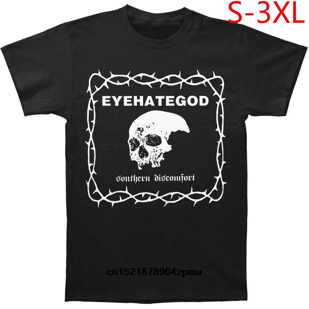 Мужская футболка Eyehategod Southern disкомфорт черная Slze новинка wo для мужчин | одежда
