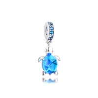 murano glass sea turtle dangle charm for jewelry making 2020 fashion jewelry diy beads fit charm bracelet necklace