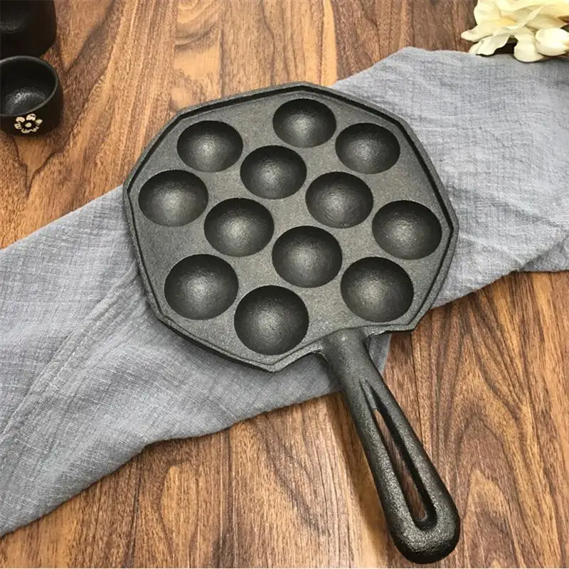 Сковорода Takoyaki 12 формочек чугунное устройство для приготовления такояки