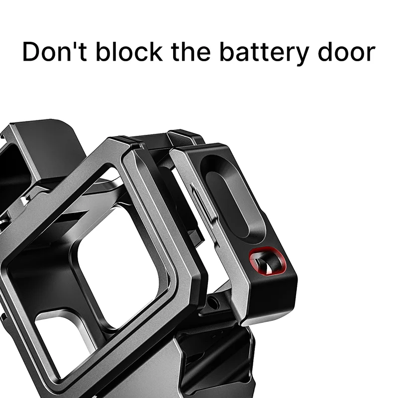 

Ulanzi G9-5 Metal Cage for Gopro Hero 9 Frame Housing Case With Dual Cold Shoe Camera Extend 52MM Filter Mic
