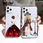 Чехол для iPhone 11, 12, 13 Pro MAX, mini, XR, X, Xs Max, 7, 8 Plus, SE 2020, с модным свадебным платьем, Повседневный, мягкий чехол