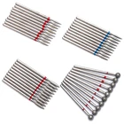 Набор фрез для маникюра и педикюра, набор из 10 Алмазных фрез для инструмент для снятия заусенцев кутикулы, аксессуары для ногтей