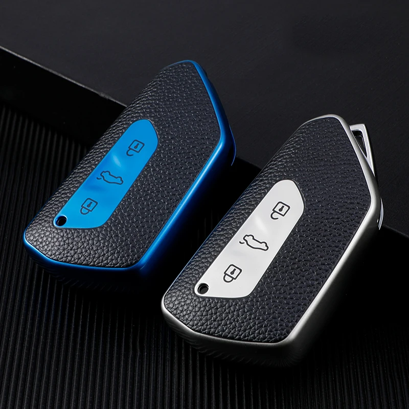 Funda de TPU para llave de coche, protector de mando a distancia para VW Golf 8 Mk8 2020, Skoda