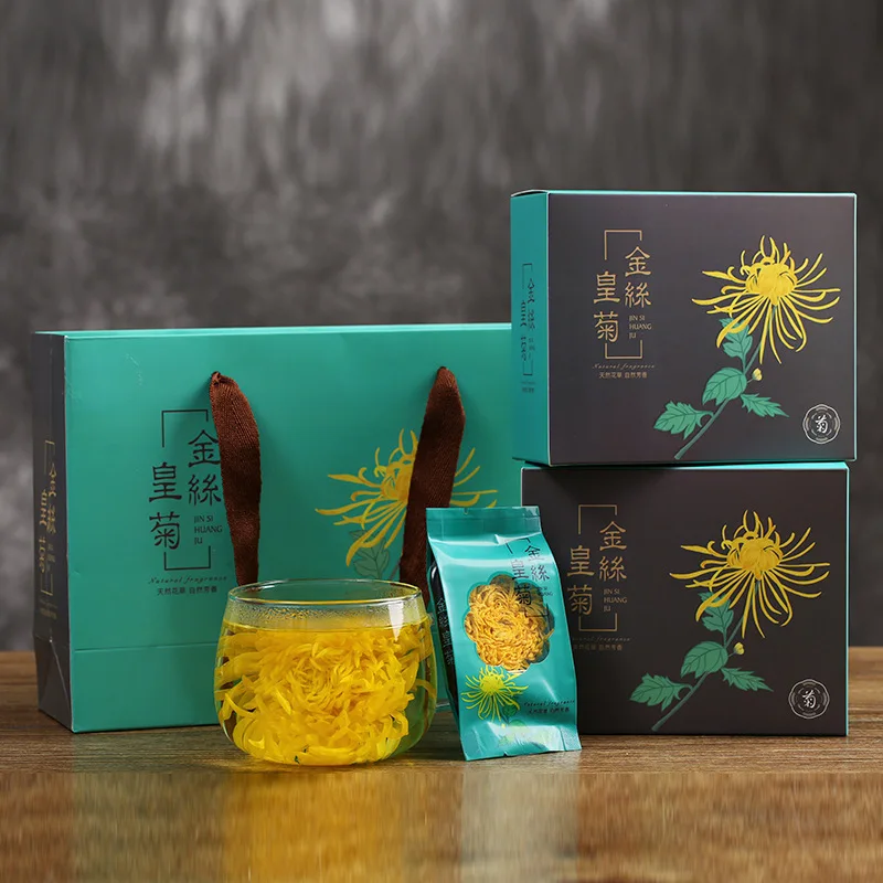 Новые цветы хризантемы поставка товаров большие желтые чай Очищающий жар листья