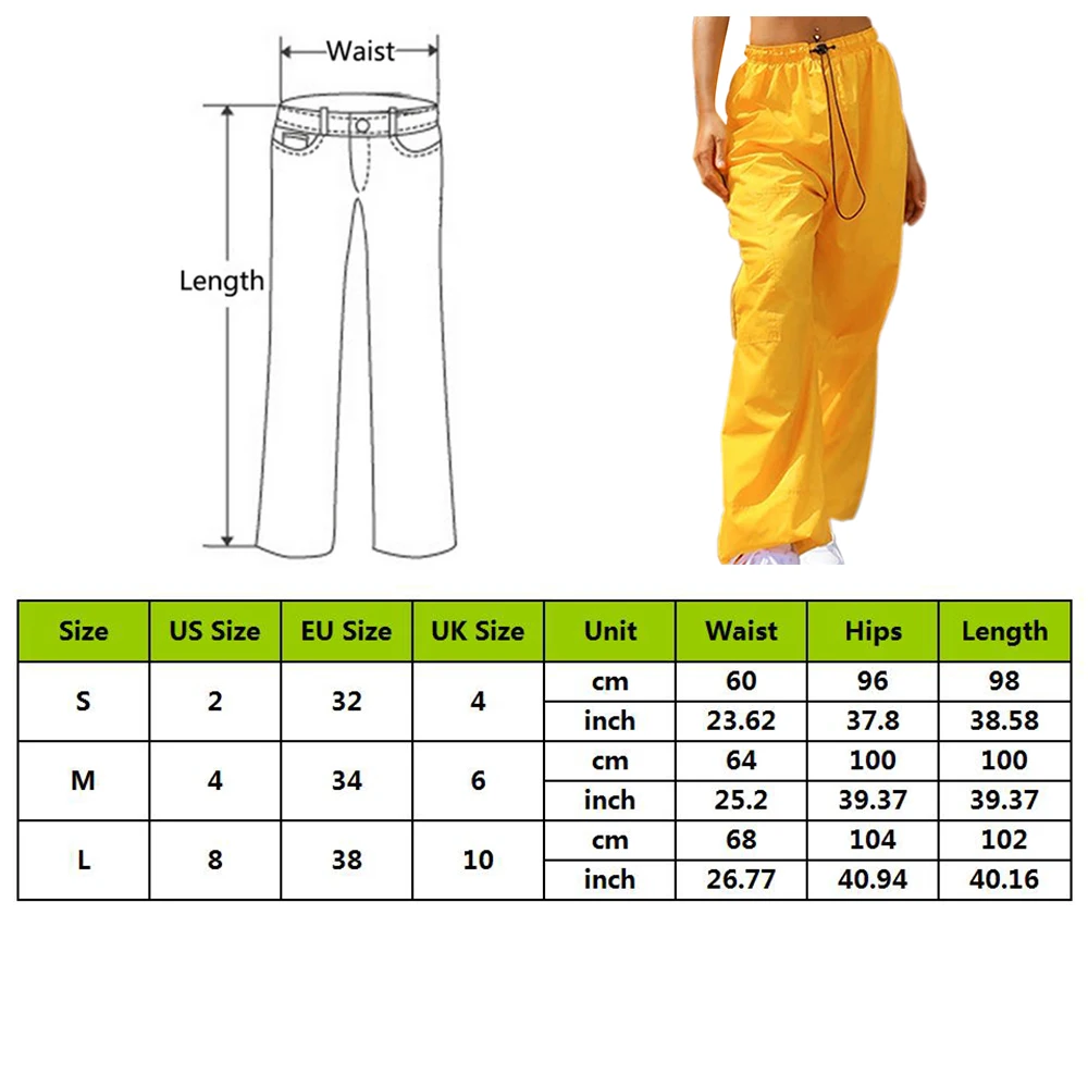 Женские брюки неоново-зеленые уличные с высокой талией эластичные длинные