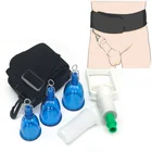 Насадка На пояс для удлинения пениса, Растяжитель пениса, вешалка для пениса, насос для увеличения пениса, мужские секс-игрушки, размер мастер, вакуумный насос для увеличения мужского члена