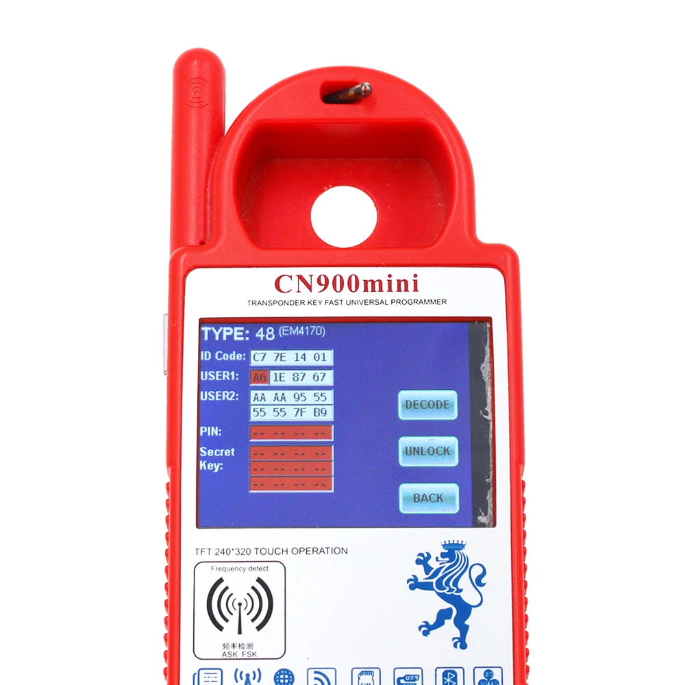 Оригинальный ID48 стеклянный чип OEM авто транспондер Заготовка ключа замка