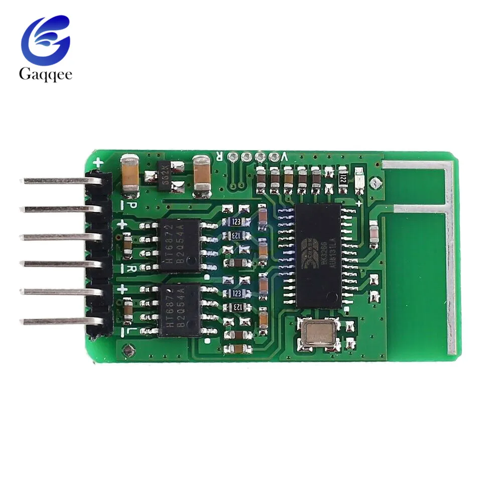 BK3266 Bluetooth 5 0 Модуль приемника усилитель стерео аудио плата драйвера 3 Вт + Вт/5 DC 6 В