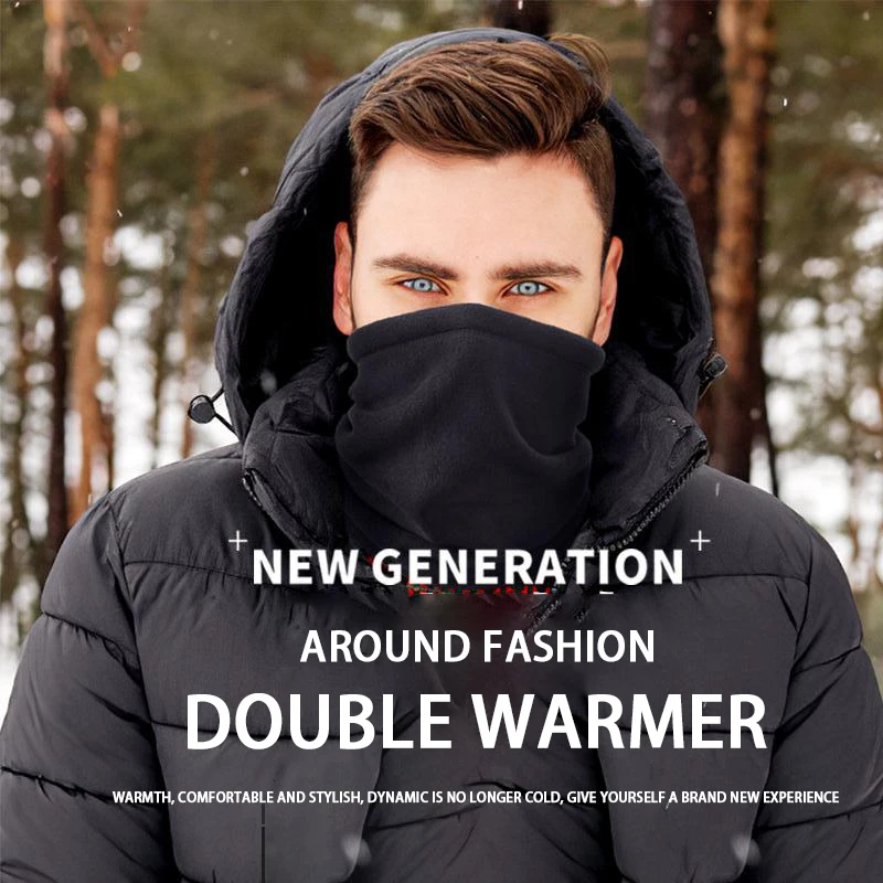

Winter Warm Bandana FaceMask Fishing Skating Running Sport Scarf Camping Hiking Neck Cycling Headwear Polar Fleece Neck Tube New