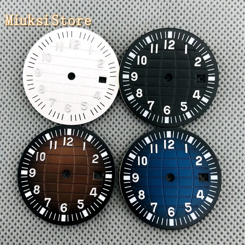 Блигер 31,5 мм Циферблат подходит Miyota 8205/8215/821A, Mingzhu 2813/3804, eta 2836/2824 механизм