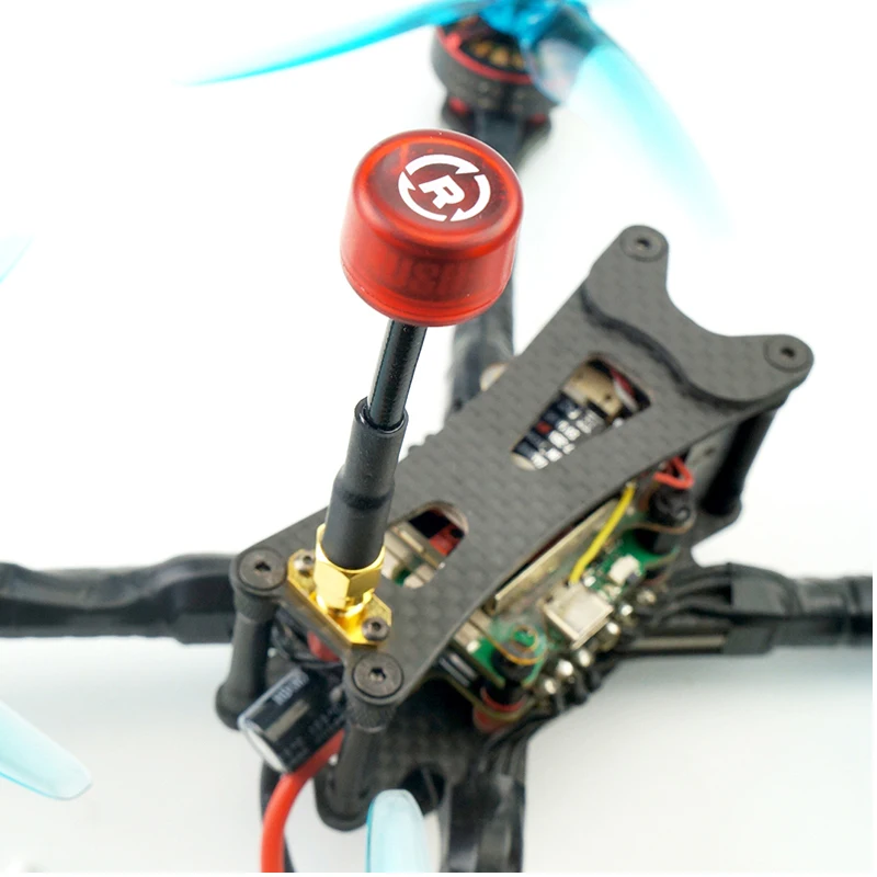 

2PCS RUSH CHERRY 5.8G 1.2DB Clear Red FPV Antenna for FPV Racing Freestyle Fatshark ImmersionRC RapidFire VTX Monitor Goggles