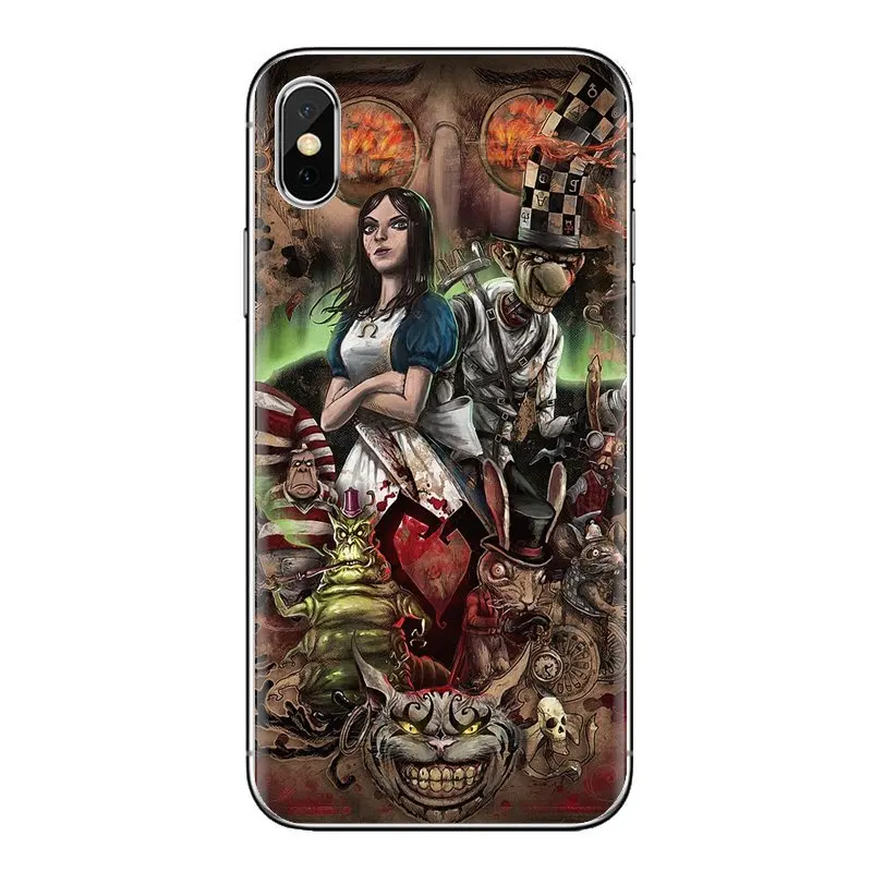 Soft Transparent Shell Covers Alice Madness Returns For iPod Touch Apple iPhone 4 4S 5 5S SE 5C 6 6S 7 8 X XR XS Plus MAX |