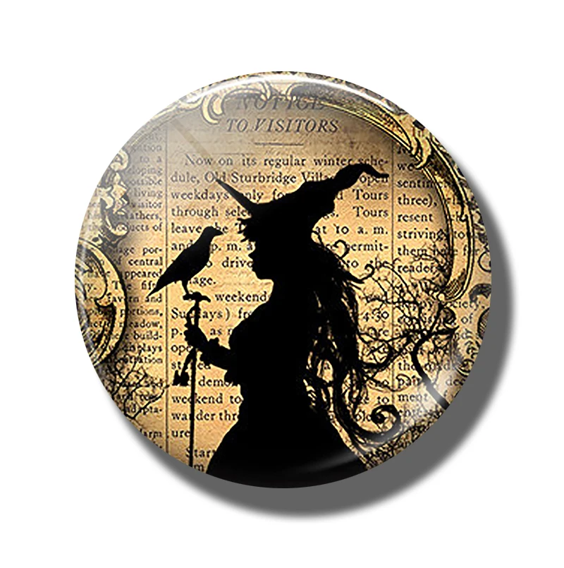 

Магниты на холодильник "Ведьма и черный кот" EQJJYPOC