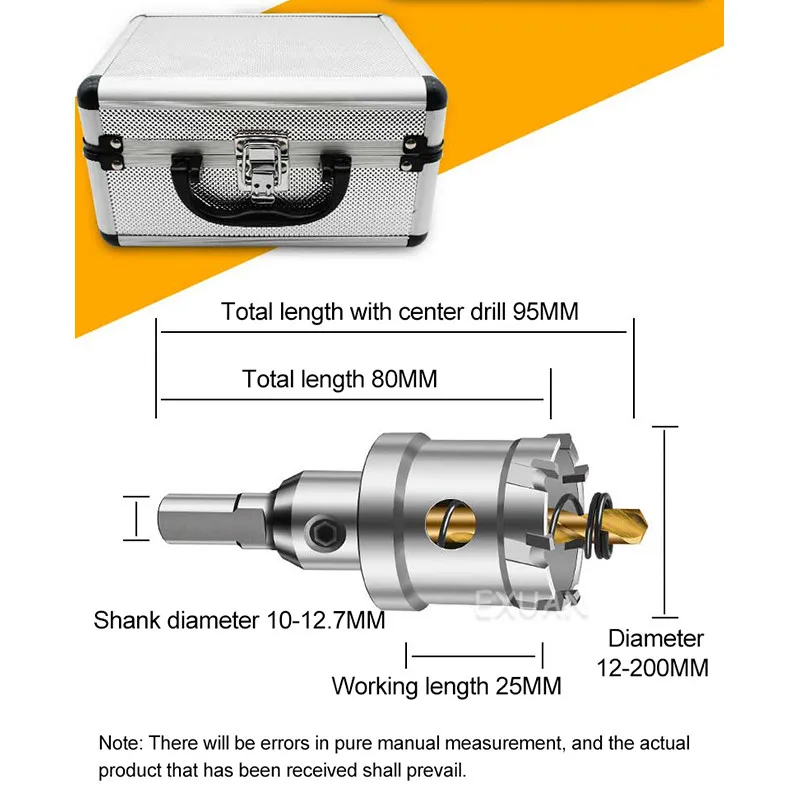 

Stainless Steel Hole Drill Bit/Metal Steel Plate Reaming Drill Bit/Alloy Hole Hole Set/Metal Milling Machine Accessories