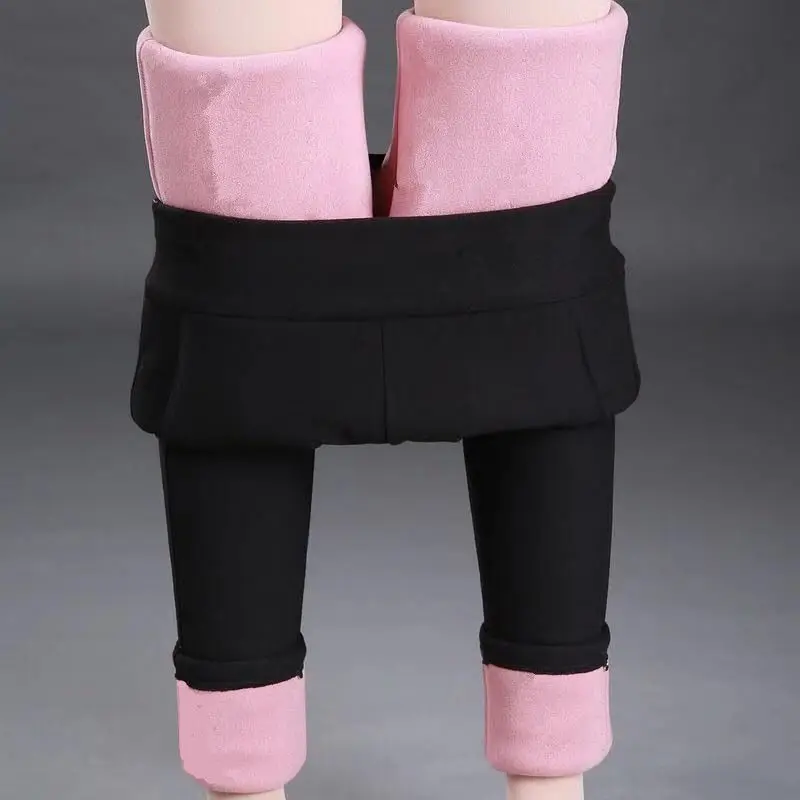 

Женские осенне-зимние теплые брюки с высокой талией 2020, женские облегающие плотные бархатные флисовые леггинсы, женские брюки, леггинсы S430