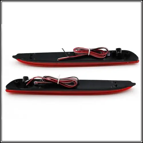 2X Светодиодный отражатель заднего бампера для объектива стоп-сигнала Mazda 3 2010-2013