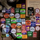 45 шт.кор. Ретро продуктовый клуб серии Декоративные Канцтовары планировщик мини-наклейки скрапбукинга DIY дневник альбом наклейка