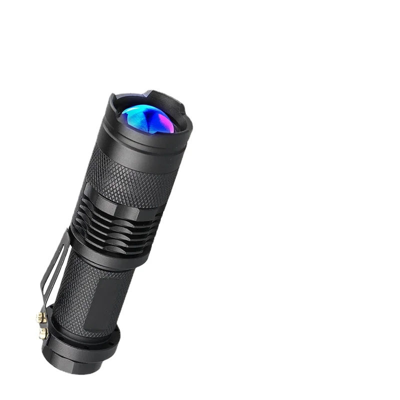 

1pc Led UV flashlight Purple Ultra Violet AA battery Torch Lamp Flash light torch Black light for Money Cash Checker Detection