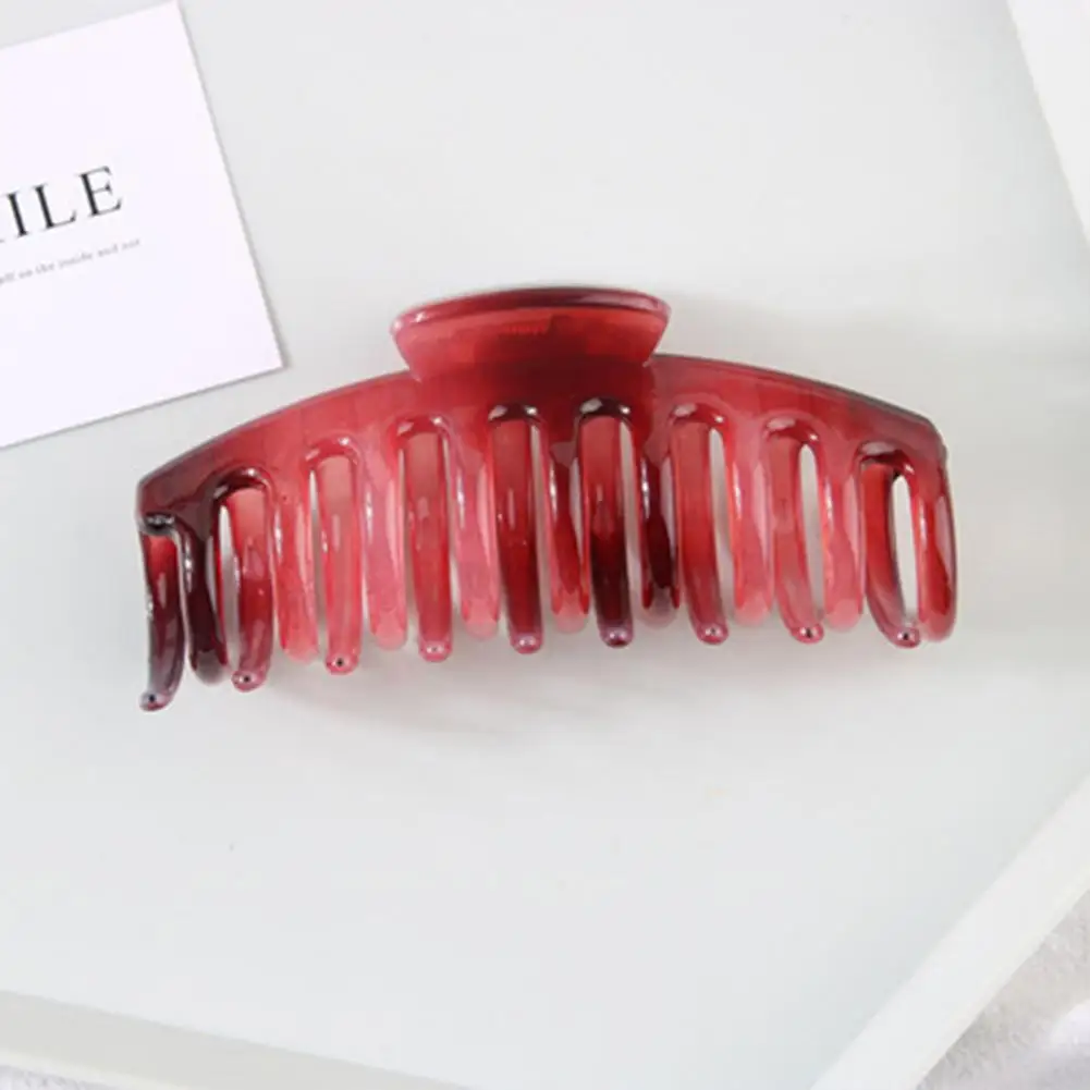 Элегантная матовая искусственная Нескользящая большая Заколка-краб для женщин